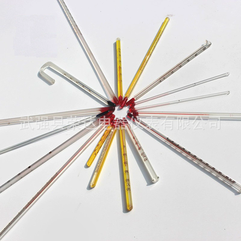 12CM аквариум аквариум стеклянный термометр 0-50 градусов внутренний и наружный стеклянный стержень Таблица красный керосин стеклянный термометр воды