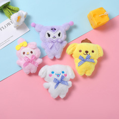 ネットの赤い立体のアニメの人形の半製品のぬいぐるみのぬいぐるみのdiyのカチューシャの髪の輪のキーホルダーの部品の卸売り