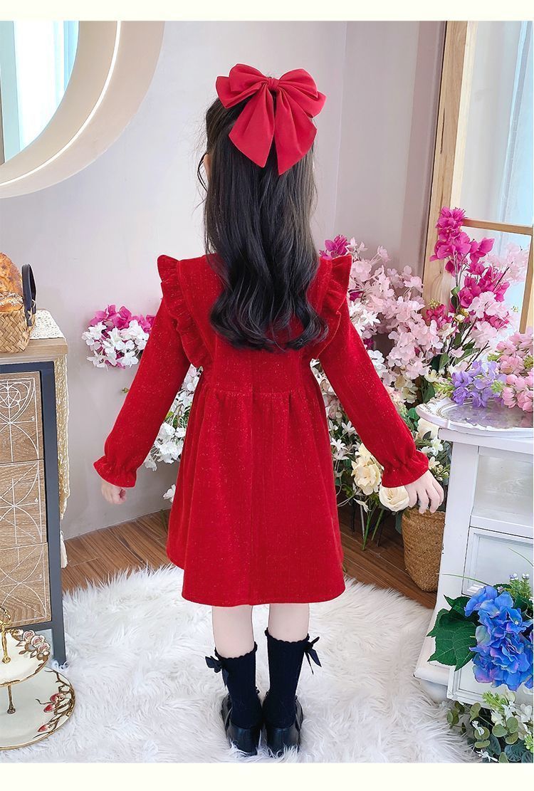 Ch, styles printemps-automne, robes à manches longues de haute qualité, à la mode et élégantes pour les filles plus âgées,_voghion.com