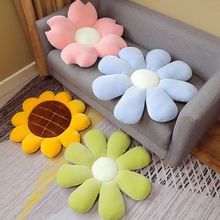 網紅小雛菊太陽花朵抱枕靠墊沙發is靠枕寢室飄窗可愛裝飾坐椅墊
