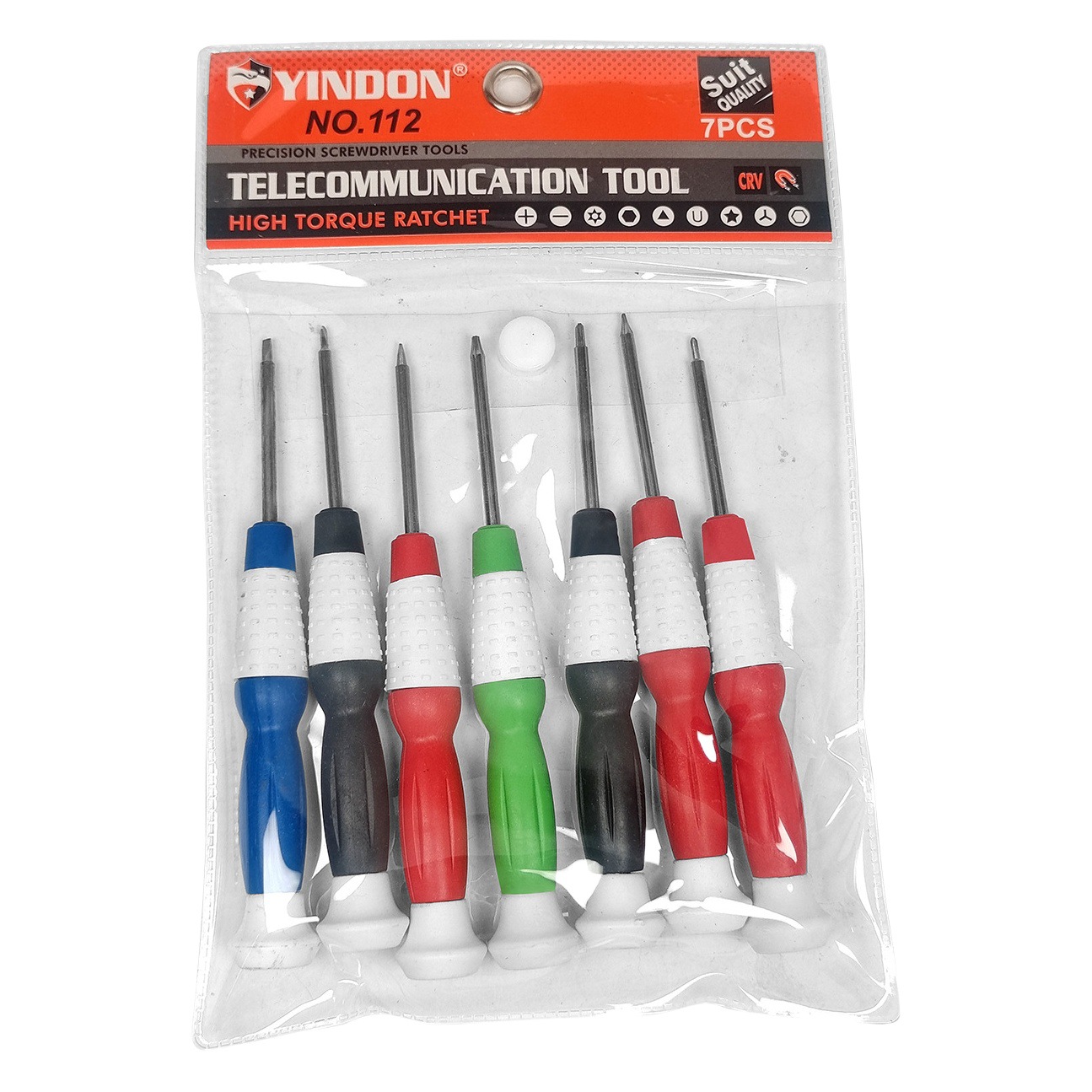 Destornillador con mango de calabaza 7 en 1 cruz flor de ciruelo tipo T multiespecificación teléfono móvil reloj telecomunicaciones destornillador