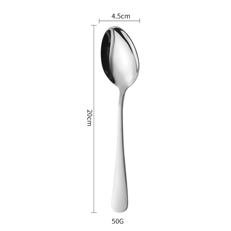 クロスボーダー 1010 ステンレス鋼食器肥厚コーヒー撹拌スプーンケーキスパチュラホテルナイフ、フォーク、スプーンセットはロゴを彫刻することができます|undefined