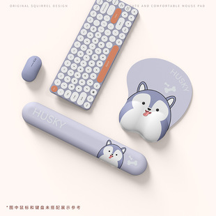 Stupid Moe Erha Wrist Mouse Pad Silicone Cute Personality Instagram Simple Girls 3d Wrist Pad Keyboard Hand Pad