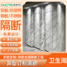 卫生间异型设计隔断高端防水公共厕所门学校机场酒店蜂窝隔墙门板