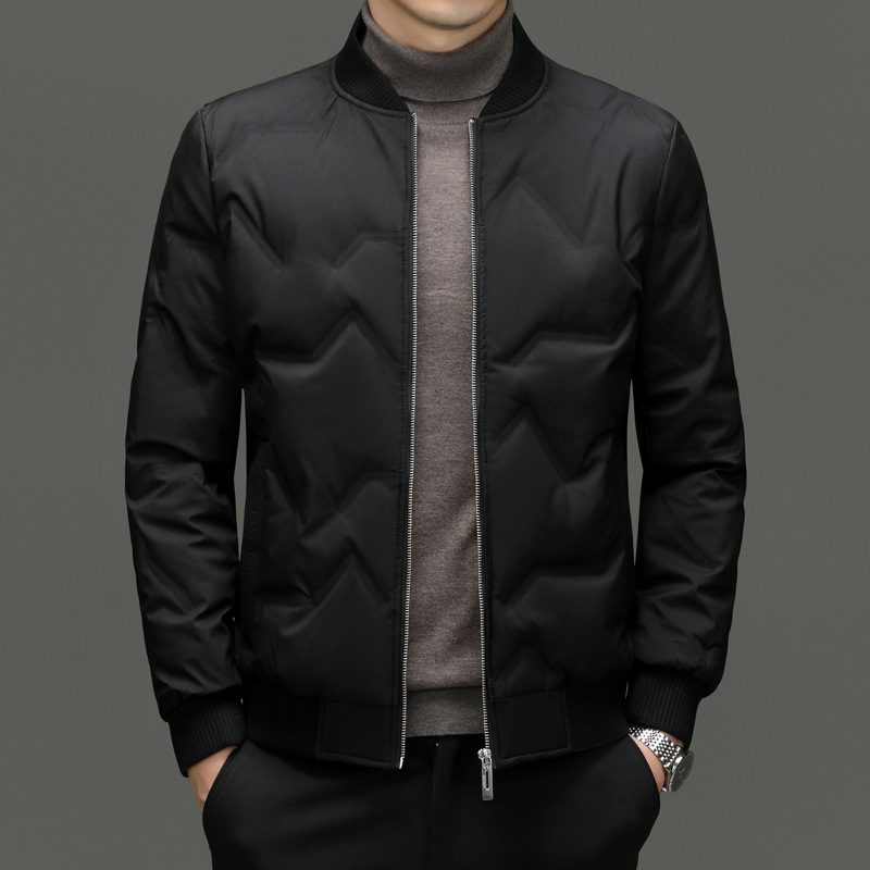 2025 Autumn and Winter New Men's down Jacket Business Casual Lightweight Slim Baseball Collar Jacket down Jacket 2025 Autumn and Winter New Men's down Jacket Business Casual Lightweight Slim Baseball Collar Jacket down Jacket