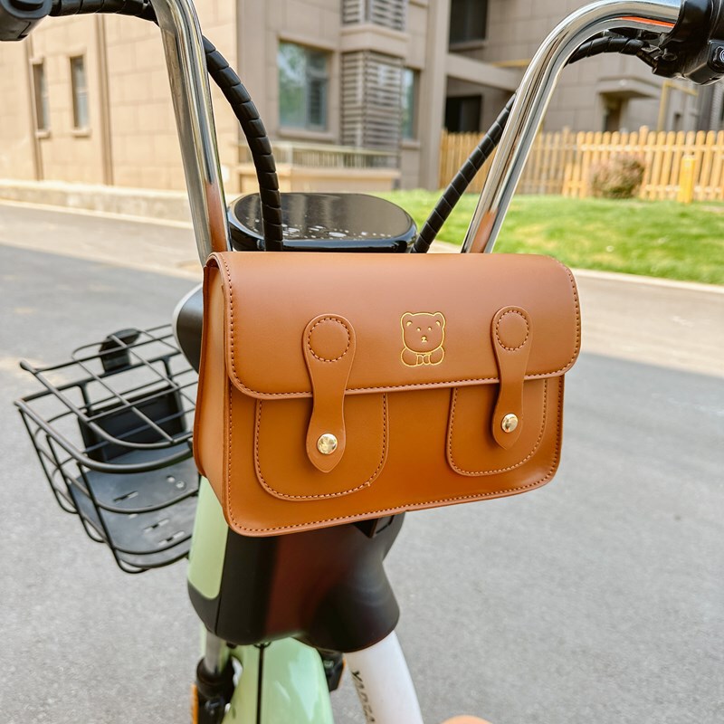 Yadi Guanneng Modern Emma Sweet Tea Yuan Universe No.9 Mavericks Electric Car Retro Storage Front Hanging Bag