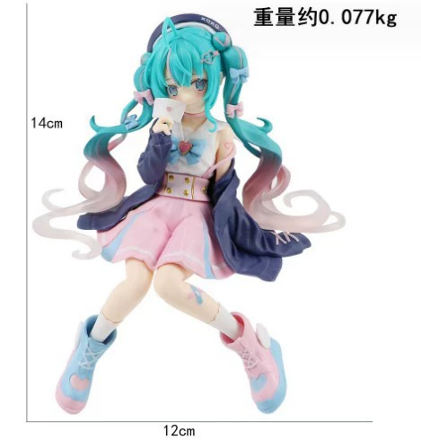 Фигурка Hatsune Miku, ПВХ, ~23 см — варианты Sakura и Cinderella в коробке