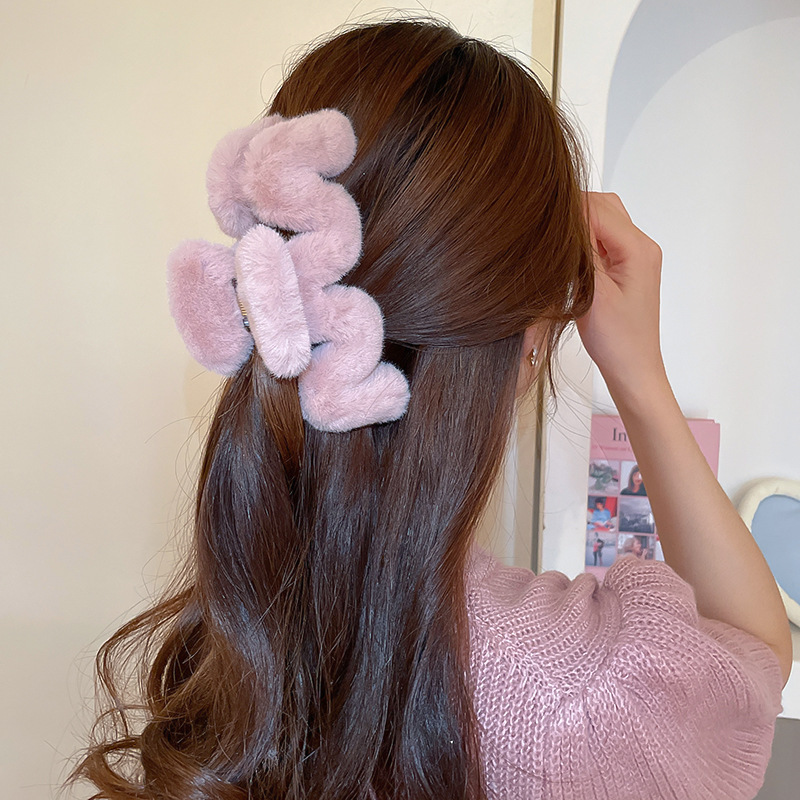 Peluche oversize, forcina per capelli Cloud, volume per capelli, dopamina, dolce ricciolo per capelli, accessorio per capelli con clip a forma di squalo_voghion.com