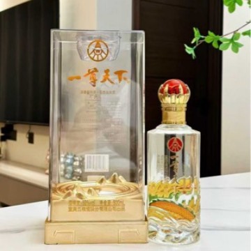 五粮一尊天下彩龙液体52度浓香型白酒高端喜宴婚宴一件代发批发