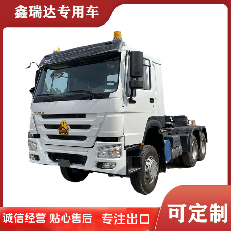 Transfer 375 Horsepower Heavy Truck Used 10-Wheel Tractor Head Dual-Drive Semi-Trailer Cargo Transport Head
