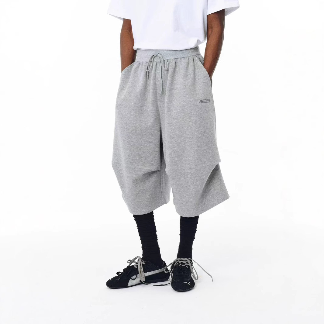 Comercio exterior exclusivo para marcas de moda estadounidenses para hacer viejos pantalones de verano, pantalones retro de siete puntos, pantalones deportivos casuales, pantalones de estilo de vestir