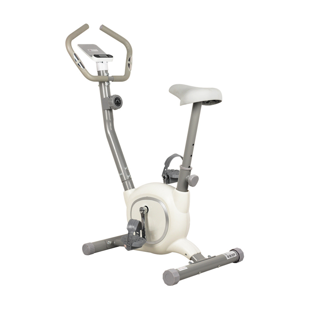 Personalizado productos deportivos de venta caliente magnetic control silencioso bicicleta de ejercicio vertical ocho velocidades de resistencia fija bicicleta de ejercicio