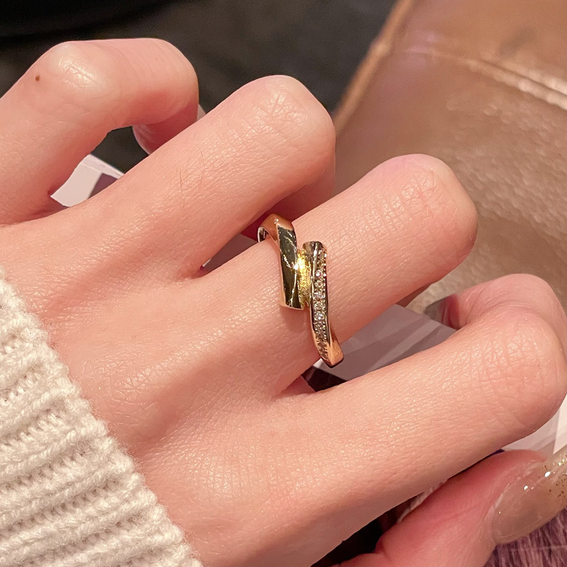 Joyería Al Por Mayor Retro Estilo Simple Geométrico Cobre Anillos Abiertos display picture 8