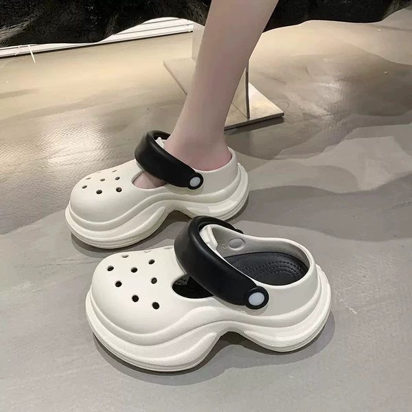 Slim waist black-【nude shoes】