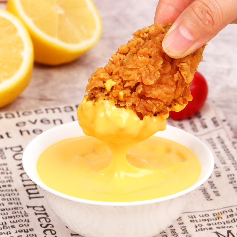 蜂蜜芥末醬1kg 韓式炸雞蘸醬黃芥末醬漢堡雞排薯條韓國清爽沙拉醬