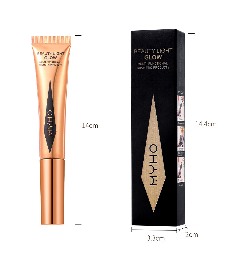 Stick illuminante multifunzionale per viso e naso, contouring e fard, penna per il trucco multiuso._voghion.com