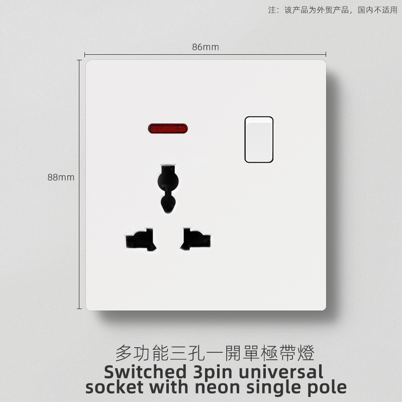 British standard one opening has three holes