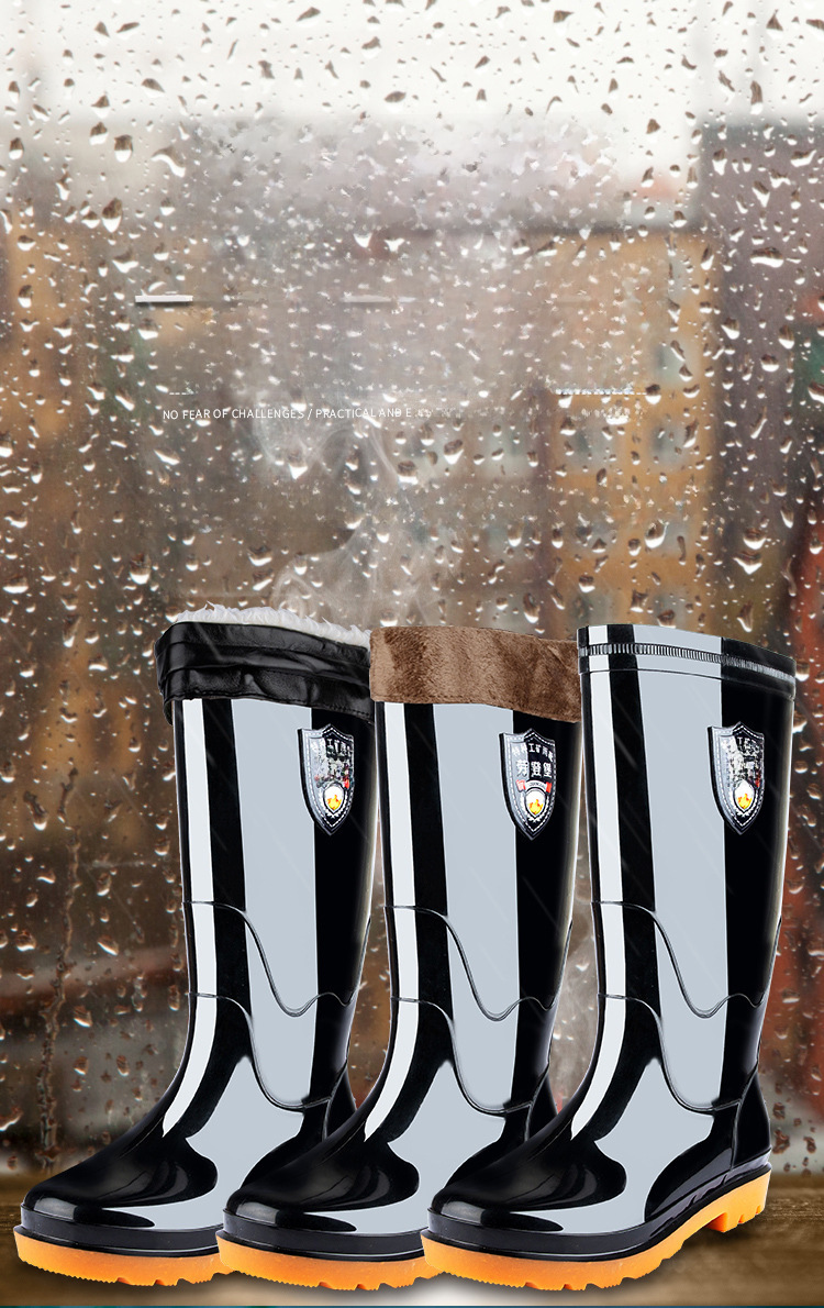 High-Top Rain Boots Image 3