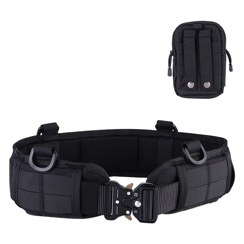 Set de Cinturón Táctico y Riñonera Cobra, Nylon Reforzado, Sistema Molle, para Exteriores, Venta por Mayor