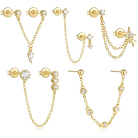 耳钉;耳环;项链