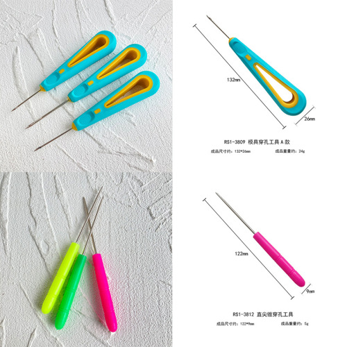 Hole punch DIY mold candle wick puncher Spiked hole punching mold hole scented candle making tool