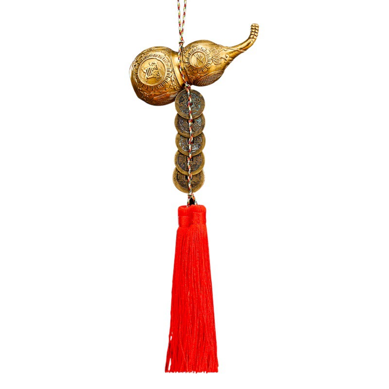 Пять императорских денег кулон медная Тыква естественное открытие подлинной меди домашнее решение от двери до двери ванная комната спальня кулон