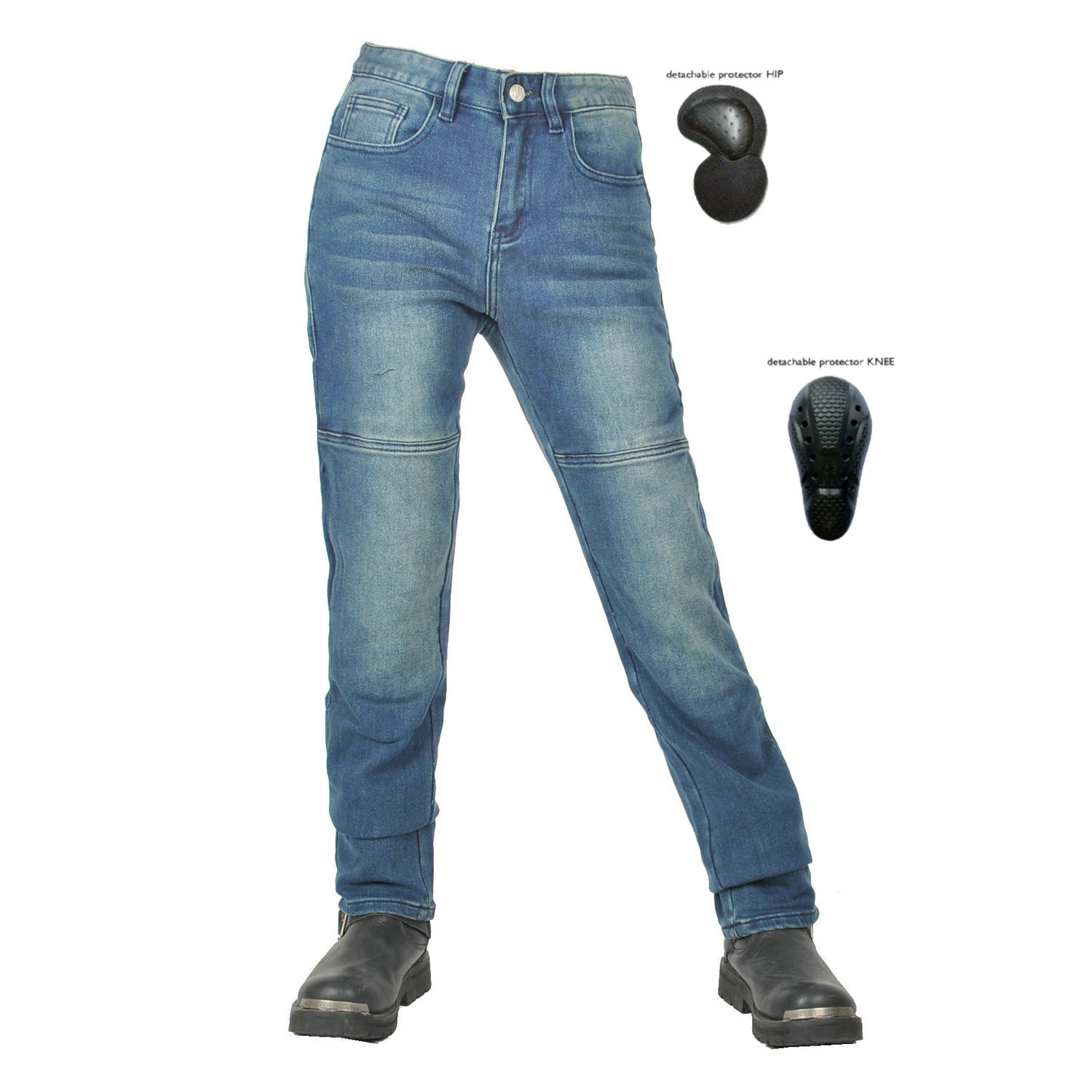 Winx Wheels Pantalones vaqueros de motocicleta rectos casuales para mujer