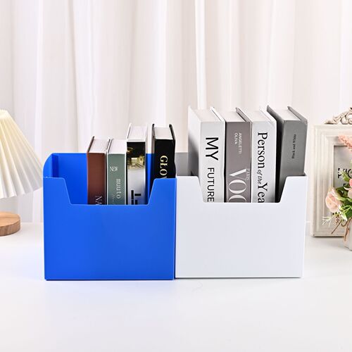 Desktop storage box office storage box student dormitory books stationery food plastic artifact foldable