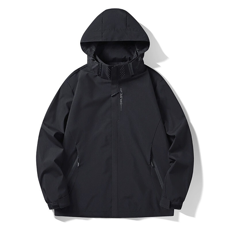 Outdoor Jacket Men's Thin Coat Women's Top Jacket Single-Layer Hooded Windproof Waterproof Mountaineering Clothing Can Be Printed with Logo