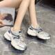 Women's thick-soled sneakers 2024 new summer mesh casual running sneaker versatile breathable shoes ins fashion