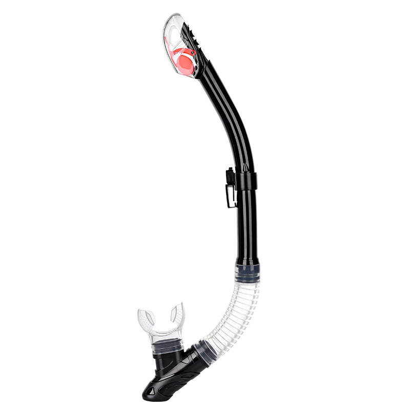 Nuevo tubo de respiración de buceo natación ventilación tubo de respiración seco completo equipo de snorkel tubo de respiración de entrenamiento de buceo