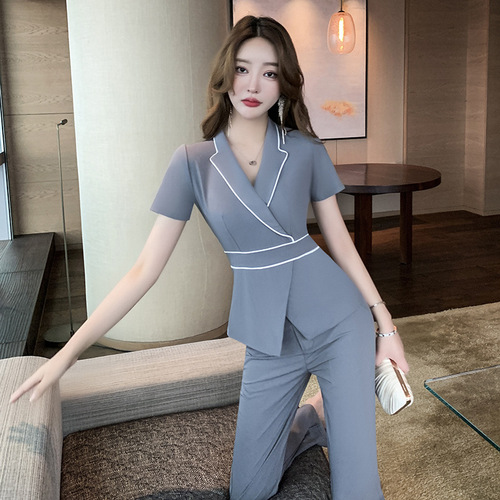 Foot massage therapist uniform, beauty and health salon work pants set M1309