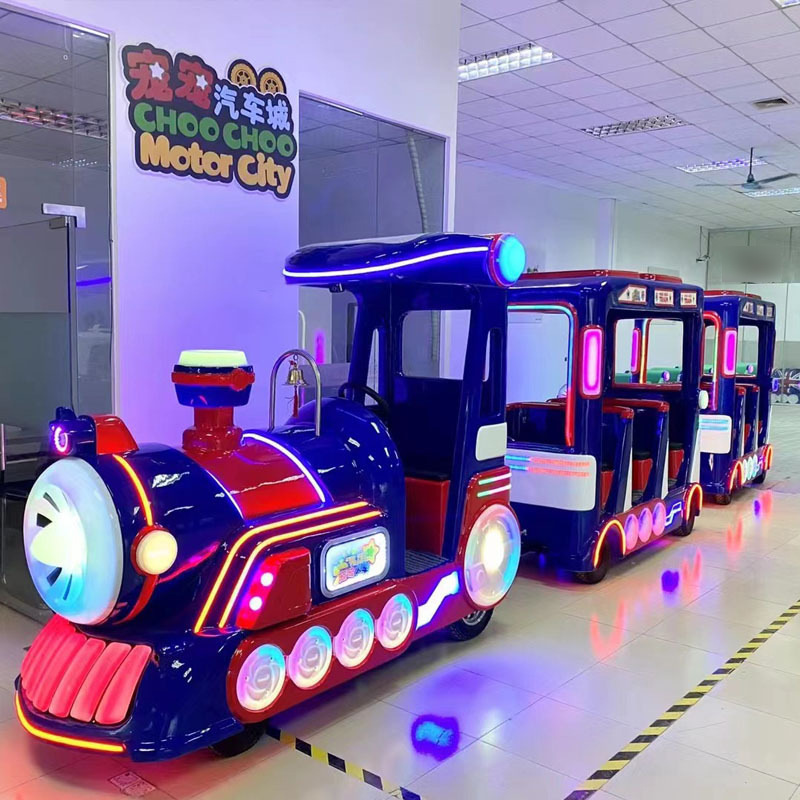 Shopping mall indoor sightseeing train outdoor children's park…