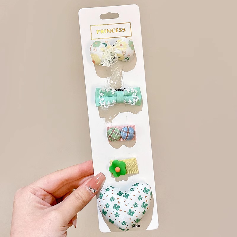 Horquilla de los niños bebé no duele el abrigo del pelo flequillos rotos horquilla tocado niña bebé clip pelo accesorios