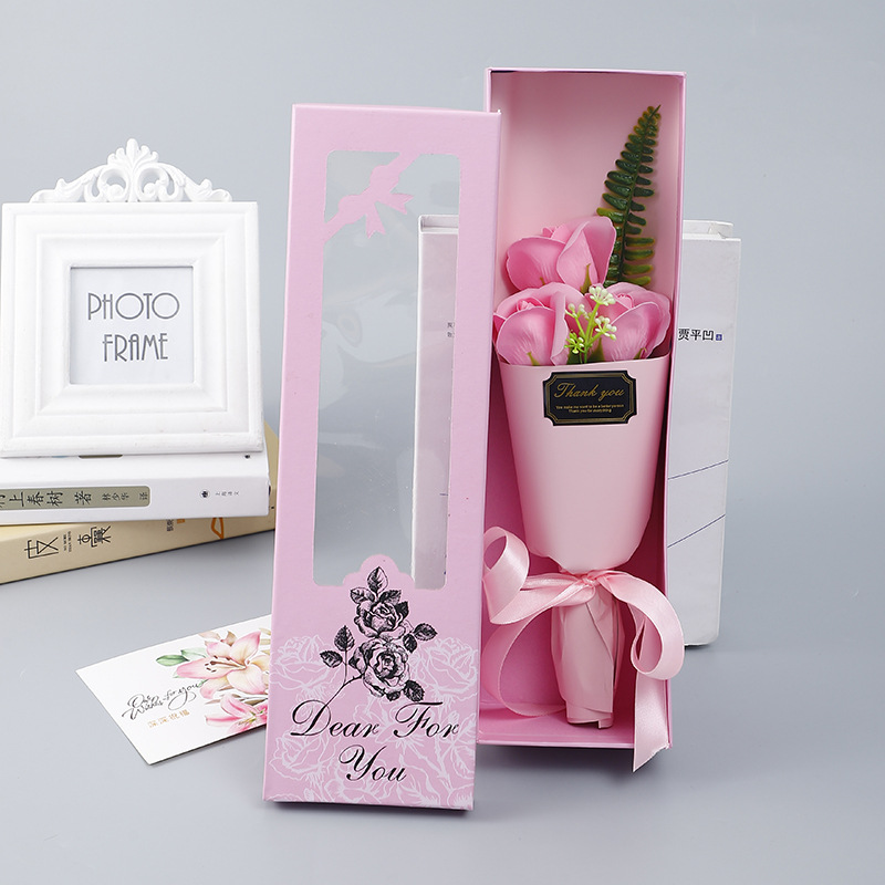 Sanba diosa Festival creativo Rosa jabón ramo caja de regalo para hombre novia regalo empresa actividad regalo