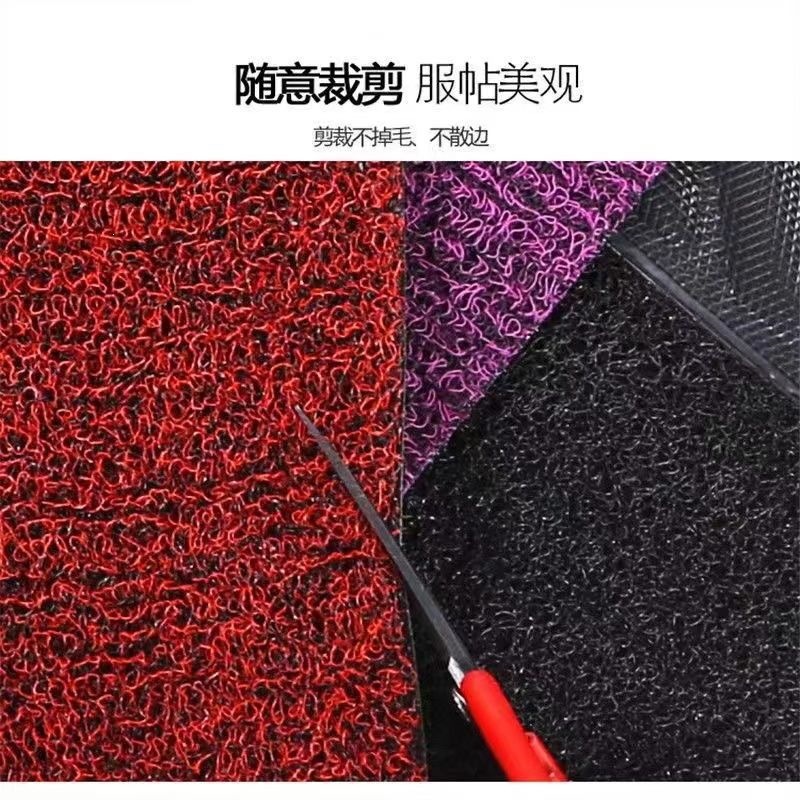 Car floor mat, single piece, universal model for the driver's side, silk loop mat, easy to clean, car mat, car foot pad, can be cut to size