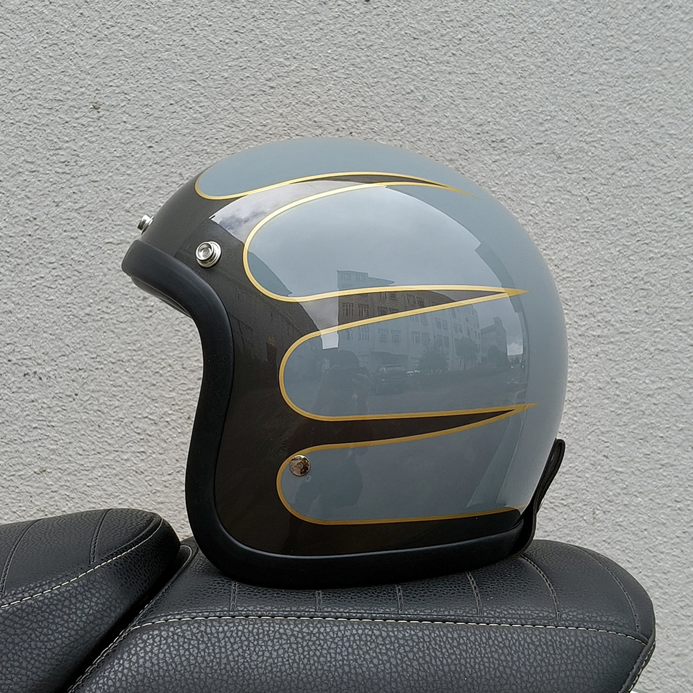 Motorcycle Helmet Lightweight: Universal Motosiklet kaskı (dəbilqə) - universal-gray-s