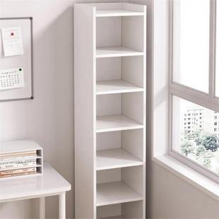 Trendy Bookshelf Integrated Wall-Mounted Floor-Standing Multi-Layer Storage Cabinet Simple Cabinet Storage Cabinet for Home Narrow Spaces