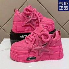 2025 春夏新作対外貿易厚底カジュアルファッショントレンドレディーススポーツシューズ貿易クロスボーダー多用途スポーツシューズ