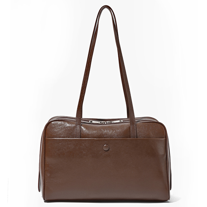 Women's Boston Bowling Tote Bag Large Capacity Shoulder Bag_voghion.com