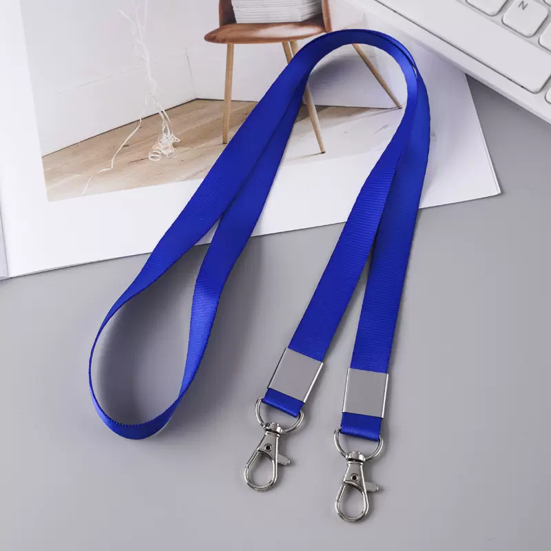 1.5加厚双钩挂绳证件挂绳胸卡展会挂绳金属工作证工作牌吊绳