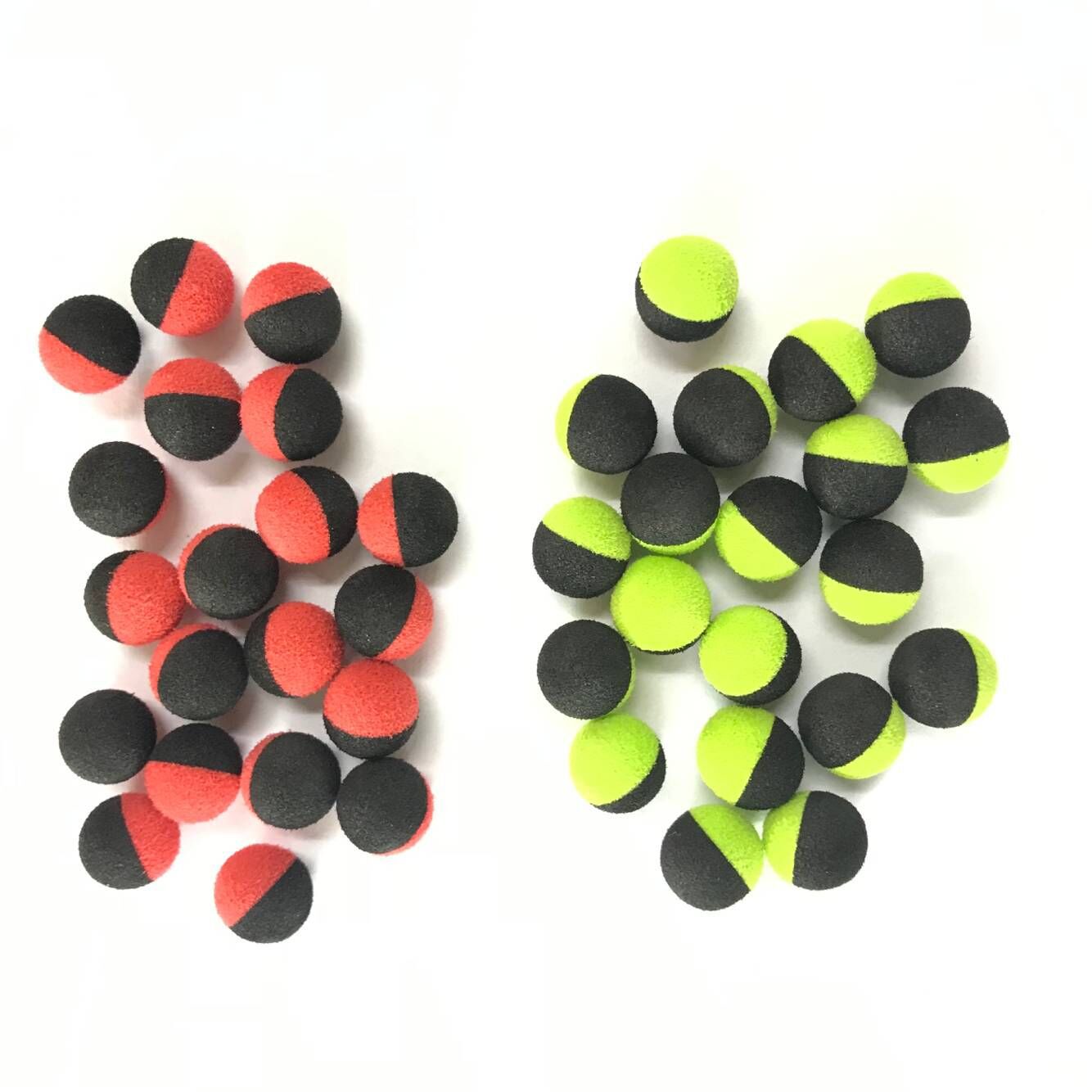 EVA球 小直径圆球 8mm直径 可双拼色 鱼漂用球可打孔可选颜色