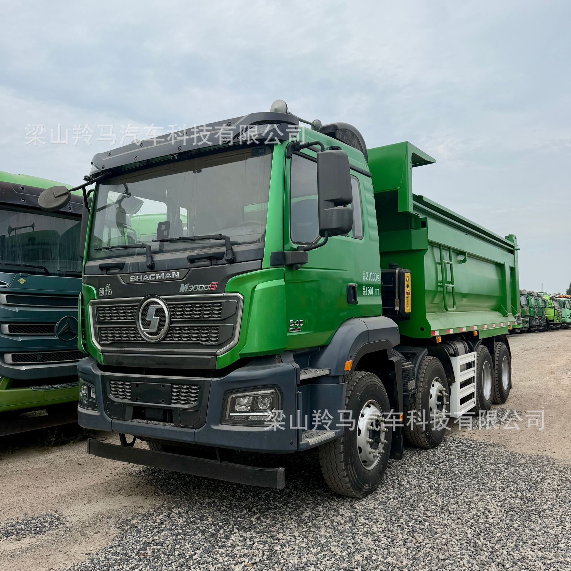 Cross-border medium-duty specialized work truck, Shaanxi Auto DeLong M3000S, front four-wheel drive, rear eight-wheel drive, dump truck for engineering projects