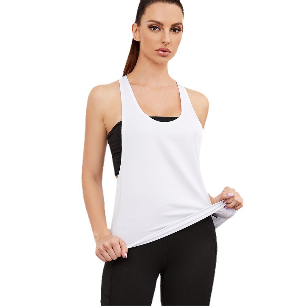 YWBIN deportes fitness Chaleco de secado rápido transpirable sin mangas superior deportes camiseta entrenamiento yoga ropa exterior desgaste