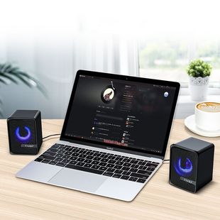 Thunderwolf S3 luminous computer speaker usb mobile phone notebook foreign trade Desktop Mini Subwoofer active small speaker