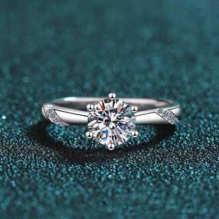 2021 Moissanite S925 Silver New Product Spiritual Women's Ring Wedding Ring Women's Ring Gift for Girlfriend Goddess Diamond Tester
