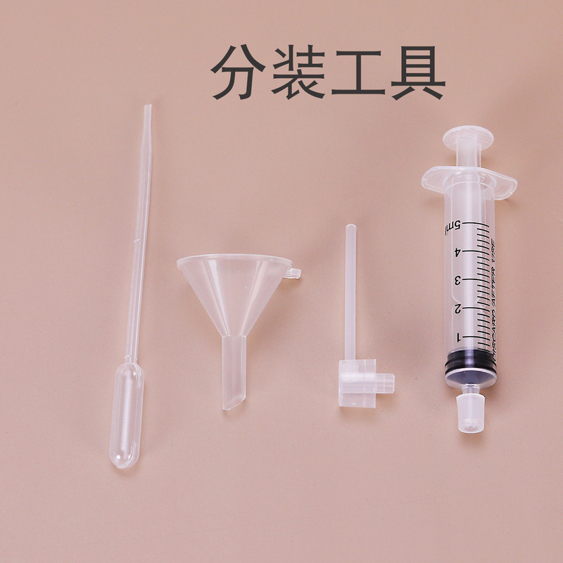 Perfume Dispensing Tool Small Funnel Straw Extractor Needle Tube Press Head Dispenser Toilet Water Dispensing