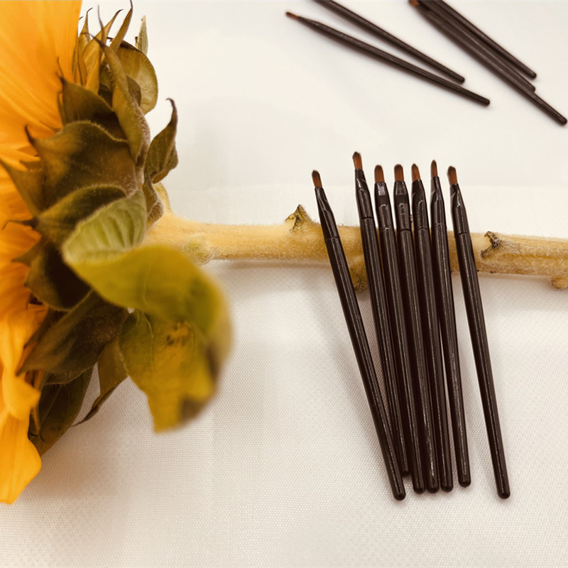 Venta directa de fábrica cepillo de ojos negro cepillo de sombra de ojos mancha cepillo de sombra de ojos herramientas de belleza accesorios de belleza