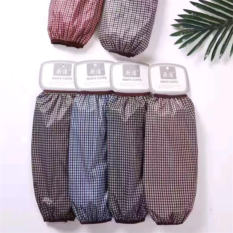 Franela impermeable bordada cocina del bebé de los hombres de las mujeres largo oversleeve mangas de la mano de los niños al por mayor estudiante Otoño e Invierno