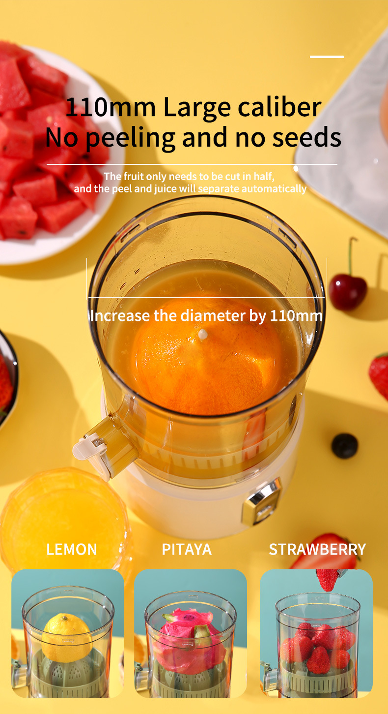 Cross-Border New Extractor Pulp Separation Portable Multifunctional Electric Small Juice Orange Juicer_voghion.com